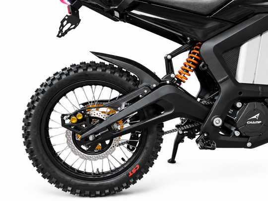 2026 KICKIN Champ Pro - 13000w 72v Electric Dirt Bike with Headlight and Street Legal Kit