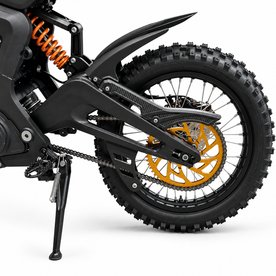 2026 KICKIN Champ Pro - 13000w 72v Electric Dirt Bike with Headlight and Street Legal Kit