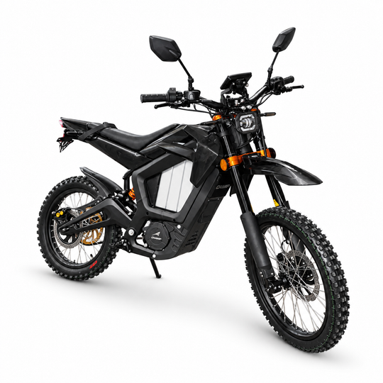 2026 KICKIN Champ Pro - 13000w 72v Electric Dirt Bike with Headlight and Street Legal Kit