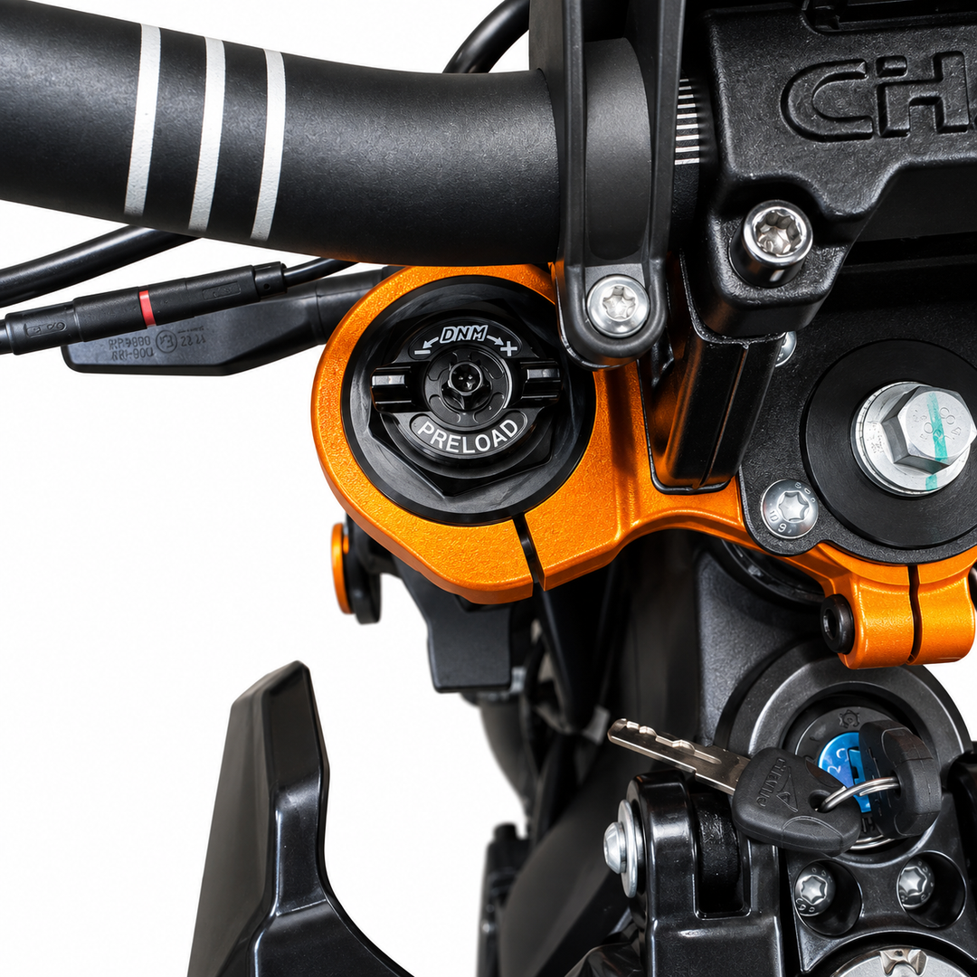 2026 KICKIN Champ Pro - 13000w 72v Electric Dirt Bike with Headlight and Street Legal Kit