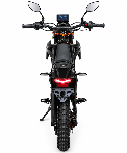 2026 KICKIN Champ Pro - 13000w 72v Electric Dirt Bike with Headlight and Street Legal Kit