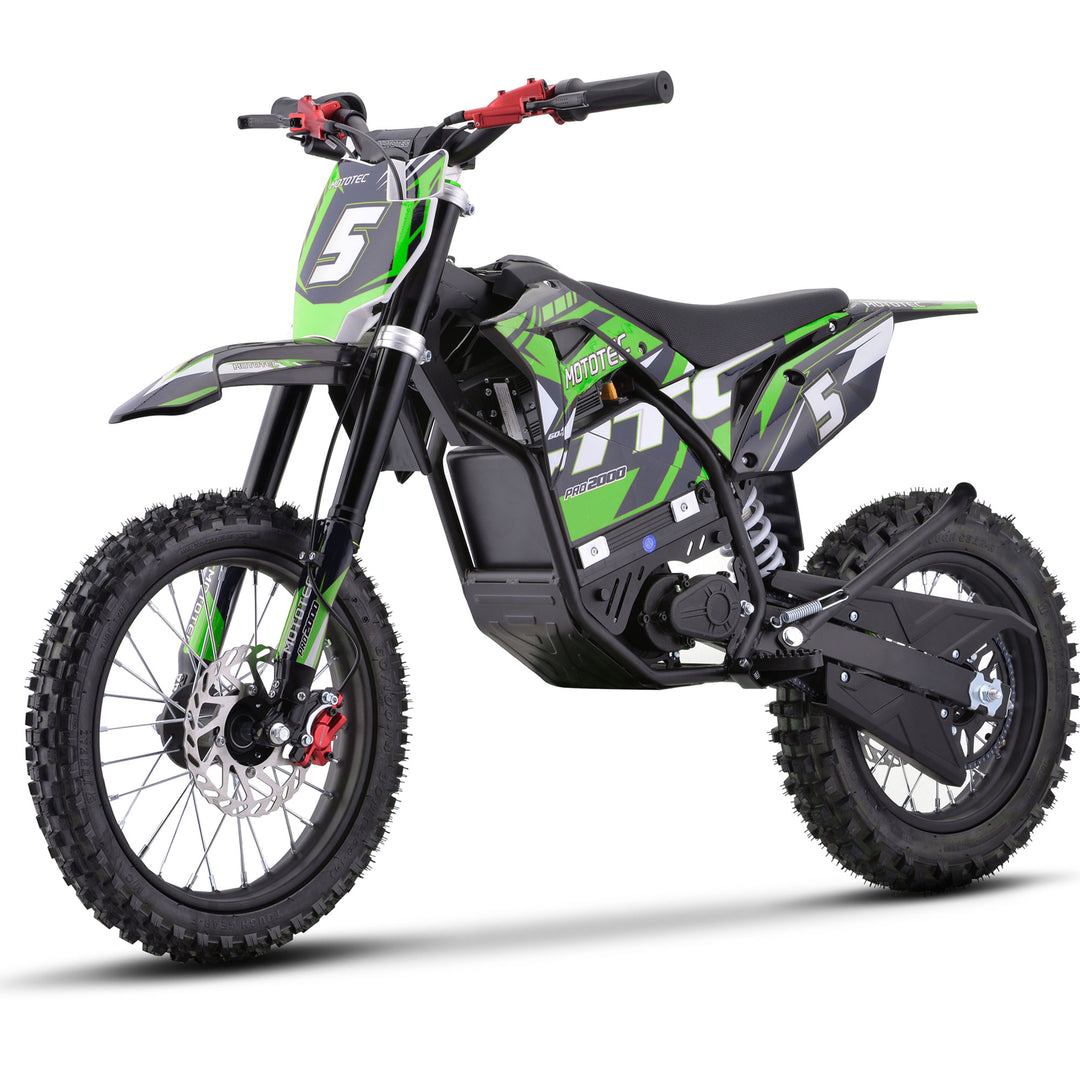 MotoTec 2000w 60v Electric Dirt Bike for Teens/Adults