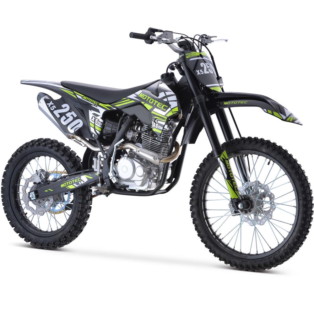 MotoTec X5 250cc 4-Stroke Top of The Line Gas Dirt Bike